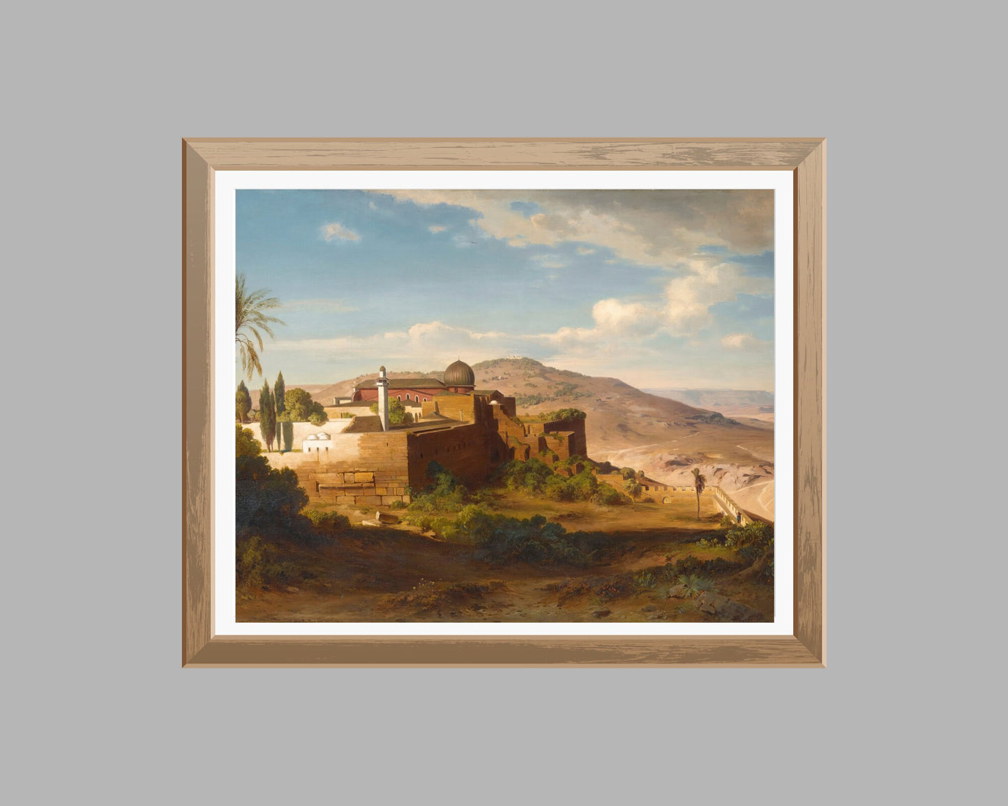 Al-Aqsa Mosque Jerusalem by August Loffler Art Print Reproduction