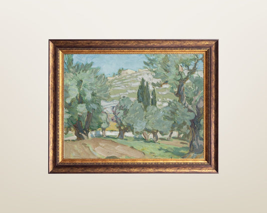 Study from Jerusalem Painting by Anna Boberg Art Print reproduction framed